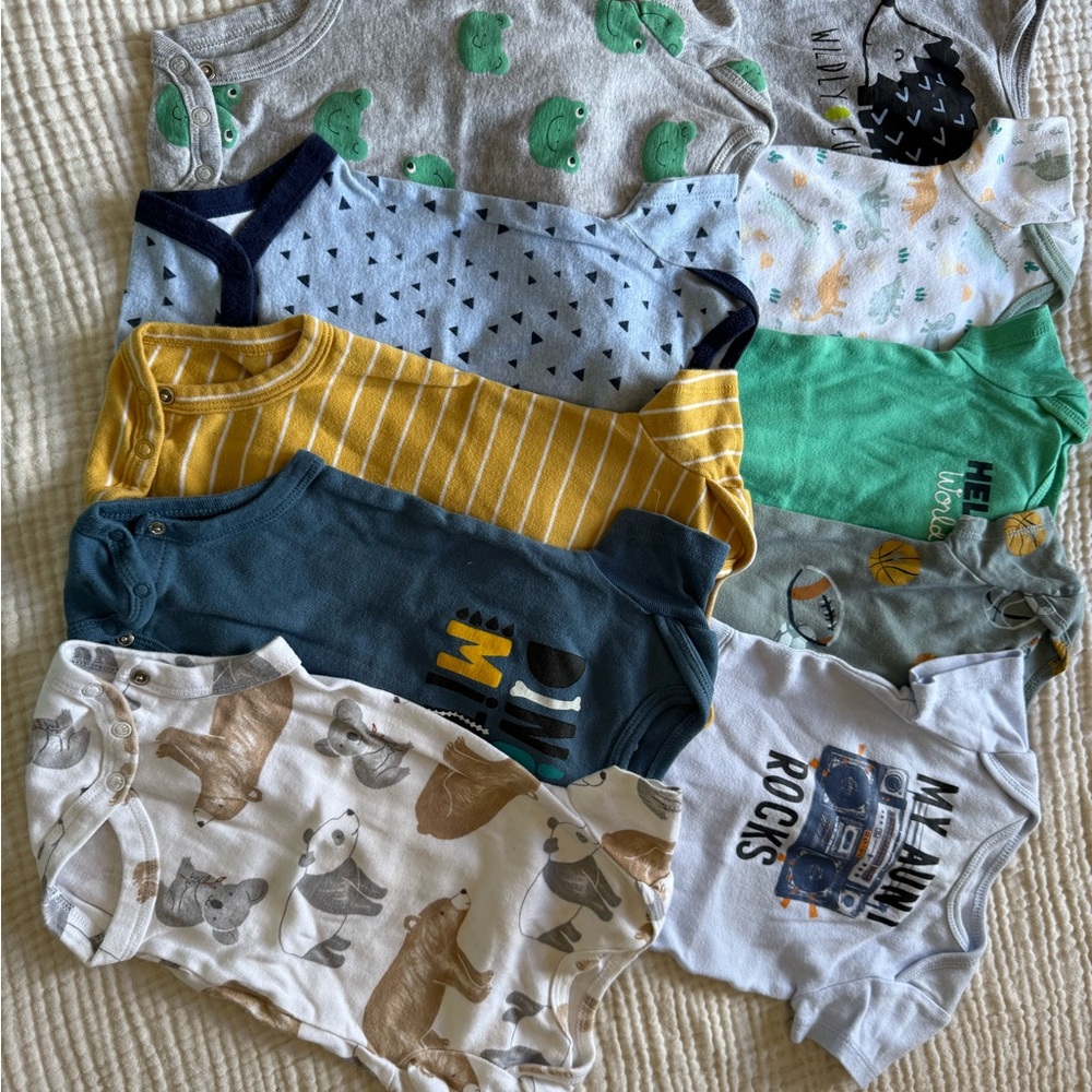 Assorted Baby Onesies Set